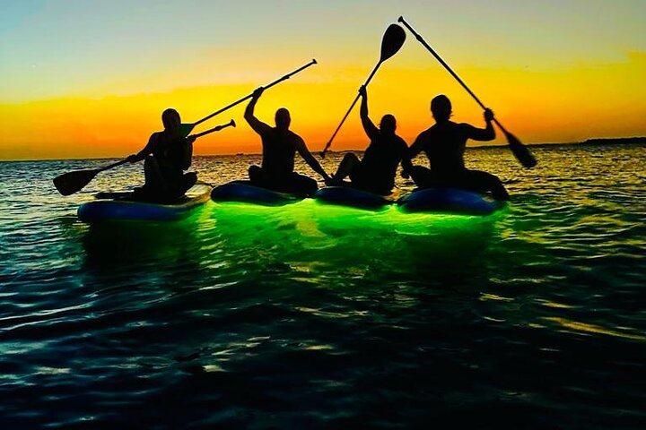 Miami Beach: Illuminated Sunset Paddleboard Tour - Photo 1 of 14
